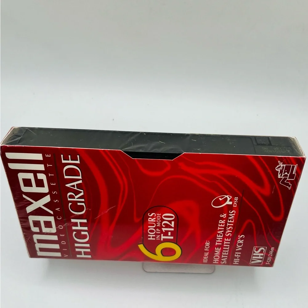 SEALED Maxell High Grade Videocassette T-120
